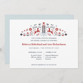 Convite Janto de ensaio de Arte Folclórica Escandinava