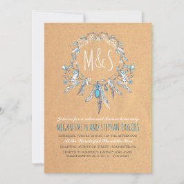 Convite Janto de Ensaio de Boho Vintage Dreamcather