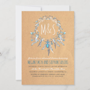 Convite Janto de Ensaio de Boho Vintage Dreamcather