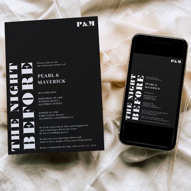 Convite Janto de ensaio de casamento branco e simples e pr (Criador carregado)