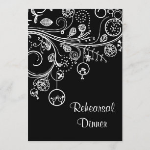 Convite Janto de ensaio de casamento branco preto