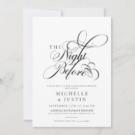 Convite Janto de Ensaio de Casamento Chic Elegante