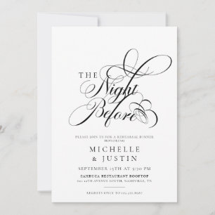 Convite Janto de Ensaio de Casamento Chic Elegante