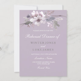 Convite Janto de Ensaio de Casamento com Aquarelas Florais