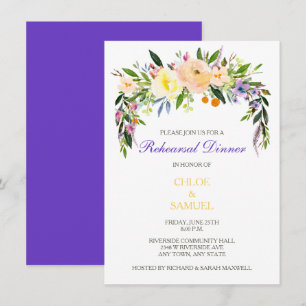 Convite Janto de Ensaio de Casamento com Willow Floral Con