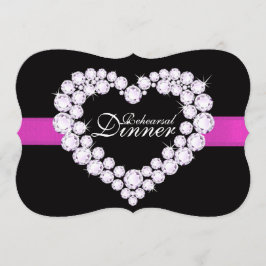 Convite Janto de ensaio de casamento cor-de-rosa com coraç