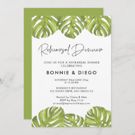Convite Janto de ensaio de casamento das palmeiras tropica
