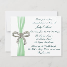 Convite Janto de Ensaio de Casamento de Arcos de Diamante 