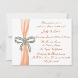 Convite Janto de Ensaio de Casamento de Arcos de Orange Di