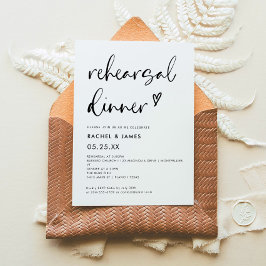 Convite Janto de Ensaio de Casamento de Boho Moderno