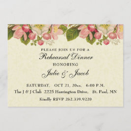Convite Janto de Ensaio de Casamento de Cerejeira Vintage