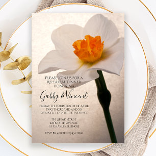Convite Janto de Ensaio de Casamento de Daffodil Primavera