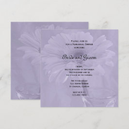 Convite Janto de Ensaio de Casamento de Gerber Daisy, Pale