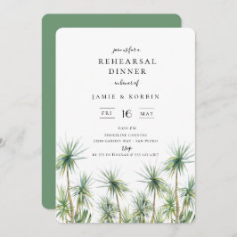 Convite Janto de Ensaio de Casamento de Palmeiras Rustic I