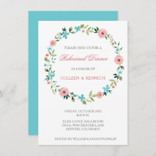 Convite Janto de Ensaio de Casamento de Verrugas Florais A