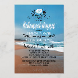 Convite Janto de ensaio de casamento em praia