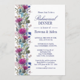 Convite Janto de Ensaio de Casamento Floral com Thistle Es