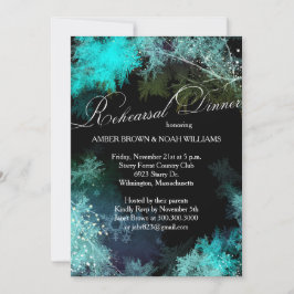 Convite Janto de Ensaio de Casamento Florestal de Noite