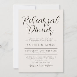 Convite Janto de ensaio de casamento neutro moderno e mini