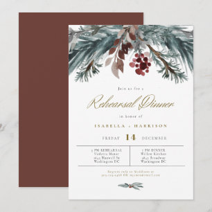 Convite JANTO de ensaio de Casamento no inverno de pinheir