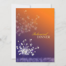 Convite Janto de Ensaio de Casamento Poetic Dandelions