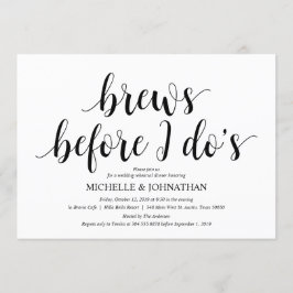 Convite Janto de ensaio de casamento russo, preto e branco