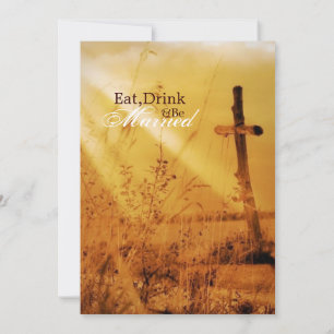 Convite Janto de Ensaio de Casamentos Cruzados do Vintage