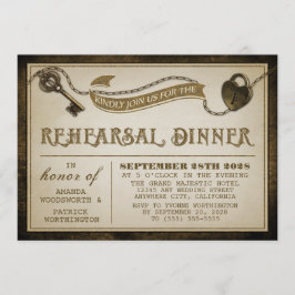 Convite Janto de Ensaio de Chave do Esqueleto de Bloqueio