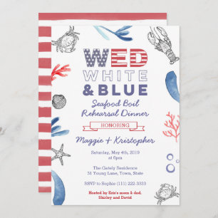 Convite Janto de ensaio de fermentos de marisco, azul bran