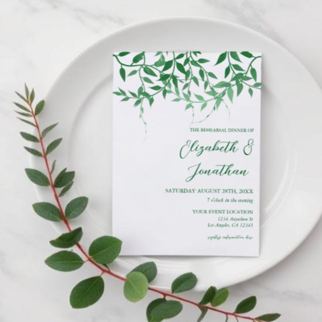 Convite Janto de Ensaio de Folhas Botânicas Russas (Criador carregado)