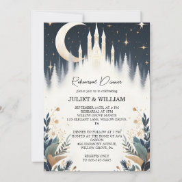 Convite Janto de Ensaio de Lua de Estrelas Místicas de Son