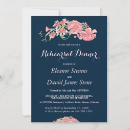 Convite Janto de ensaio de marinho e de casamento