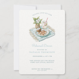 Convite Janto de ensaio de praia | Casamento no inverno