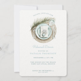 Convite Janto de ensaio de praia | Casamento no inverno