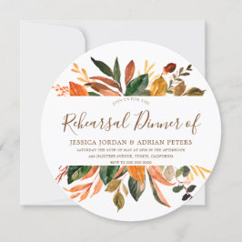 Convite Janto de Ensaio de Queda Russa de Folha de Folha M