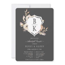 Janto de ensaio de repouso do monograma com aquare