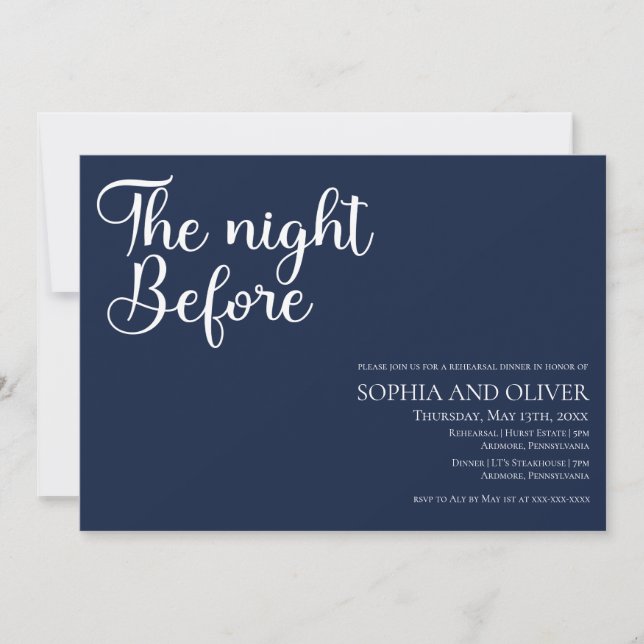 Convite Janto de Ensaio de Tipografia Único Elegante (Frente)