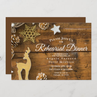 Convite Janto de Ensaio de Veados de Natal Russo