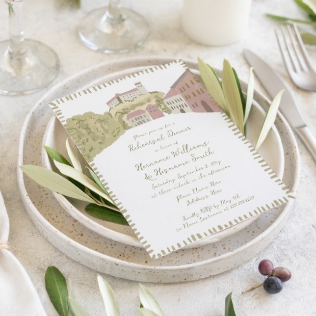 Convite Janto de ensaio do Castelo de Drawn na Mão Whimsic (Criador carregado)