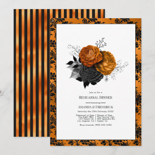 Convite Janto de ensaio do Halloween gótico
