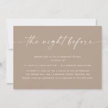 Janto de ensaio Dusty Taupe | Casamento elegante