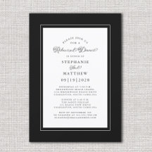 Janto de Ensaio Elegante de Casamento Negro e Bran