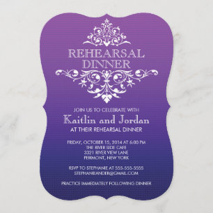 Convite Janto de Ensaio Elegante Vintage Pourish Flourish