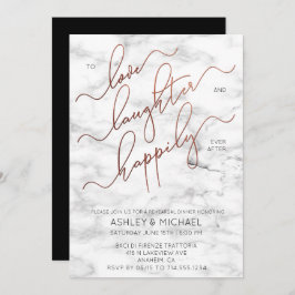 Convite Janto de ensaio em preto-e-branco com Script de Co