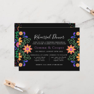 Convite Janto de ensaio Fiesta Mexicano Florals