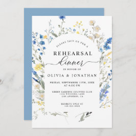 Convite Janto de Ensaio Floral das Flores Selvagens Dusty