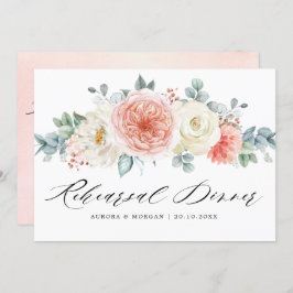 Convite Janto de Ensaio Floral de Pessel Pastel no Verão