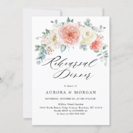 Convite Janto de Ensaio Floral de Pessel Pastel no Verão