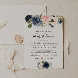 Convite Janto de Ensaio Floral de Queda Exquisita