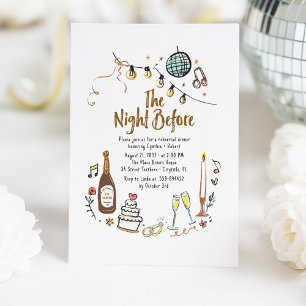 Convite Janto De Ensaio Funk Desenhado À Mão Whimsical